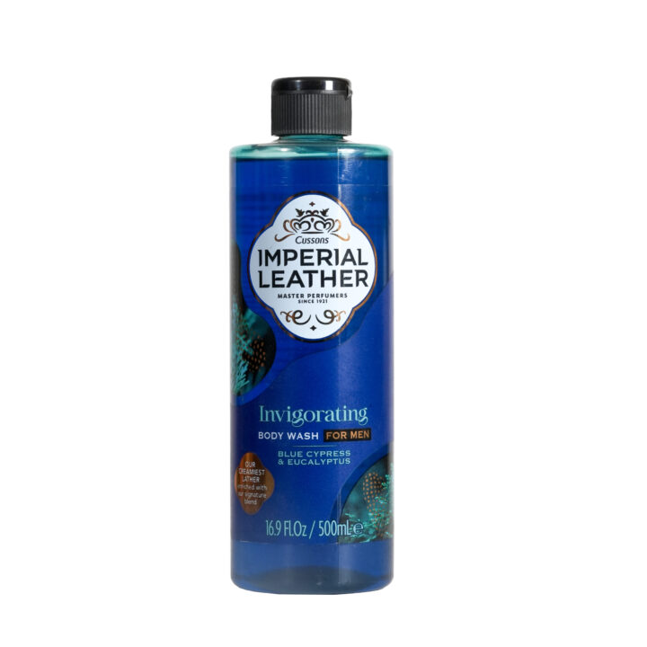 IMPERIAL LEATHER INVIGORATING BODY WASH BLUE CYPRESS AND EUCALYPTUS