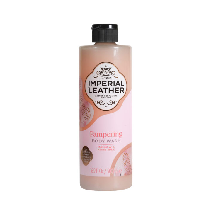 IMPERIAL LEATHER PAMPERING BODY WASH MALLOW AND ROSE MILK
