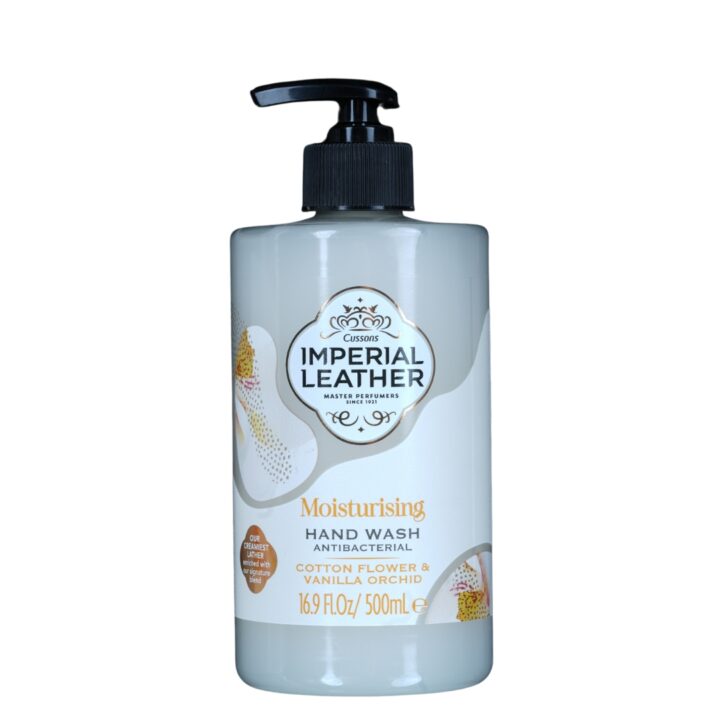 IMPERIAL LEATHER MOISTURISING ANTIBACTERIAL HAND WASH COTTON FLOWER & VANILLA ORCHID