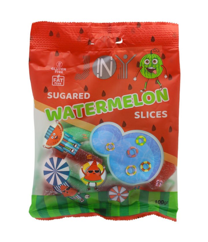 Injoy Jelly Candies Jelly Sugared Watermelon Slices